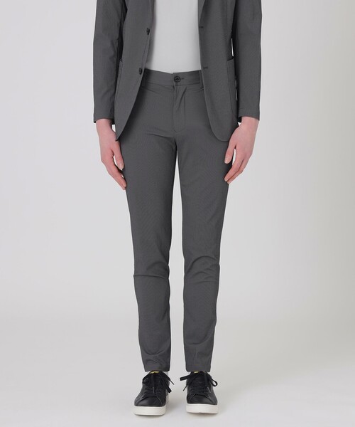 BLACK LABEL CRESTBRIDGE(ブラックレーベル・クレストブリッジ)の「マイクロウェーブシアサッカートラウザーズ(その他パンツ・メンズ・ネイビー/グレー系その他・XL/L/M/S)」の1枚目の写真