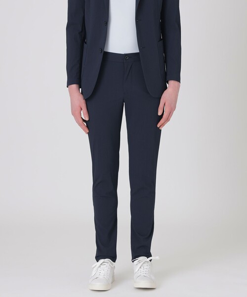 BLACK LABEL CRESTBRIDGE(ブラックレーベル・クレストブリッジ)の「マイクロウェーブシアサッカートラウザーズ(その他パンツ・メンズ・ネイビー/グレー系その他・XL/L/M/S)」の2枚目の写真