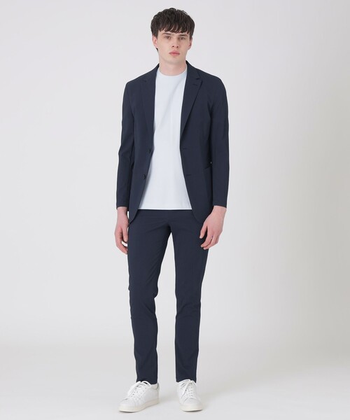 BLACK LABEL CRESTBRIDGE(ブラックレーベル・クレストブリッジ)の「マイクロウェーブシアサッカートラウザーズ(その他パンツ・メンズ・ネイビー/グレー系その他・XL/L/M/S)」の11枚目の写真