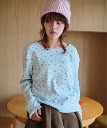 common gull products.（コモンガルプロダクツ）の「小さなお花畑のワッフルTEE、芽心（Tシャツ/カットソー）」
