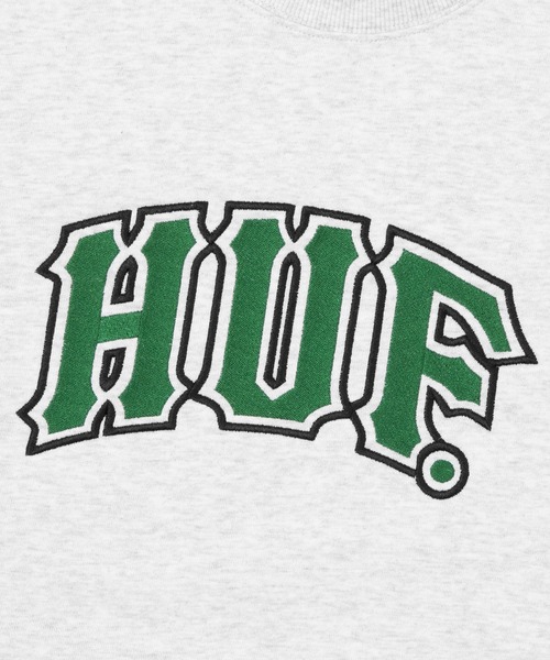 HUF（ハフ）の「CLASSIC ARCH CREW（スウェット・メンズ・ブラック/アッシュグレー・S/M/L/XL/XXL）」の14枚目の写真