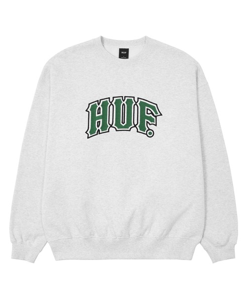HUF（ハフ）の「CLASSIC ARCH CREW（スウェット・メンズ・ブラック/アッシュグレー・S/M/L/XL/XXL）」の5枚目の写真