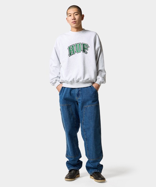HUF（ハフ）の「CLASSIC ARCH CREW（スウェット・メンズ・ブラック/アッシュグレー・S/M/L/XL/XXL）」の10枚目の写真
