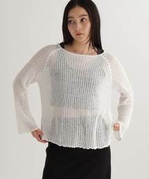 studio CLIP | 【daily CLIP】MIXチリチリラグランプルオーバー(ニット/セーター)