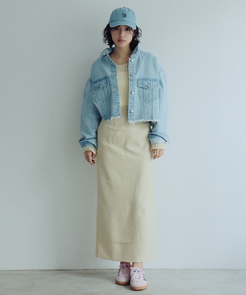 studio CLIP（スタディオクリップ）の「【daily CLIP】MIXチリチリラグランプルオーバー（ニット/セーター・レディース・イエロー/オフホワイト/ブラック・FREE）」の18枚目の写真