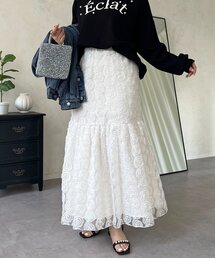 prose verse | 3Dフラワーティアードスカート(スカート)