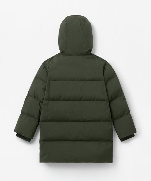 MUSINSA STANDARD KIDS（ムシンサスタンダードキッズ）の「フードパーカーダッフルダウンジャケット [カーキ]（ブルゾン・レディース・その他・100/110/120/130/140/150）」の3枚目の写真