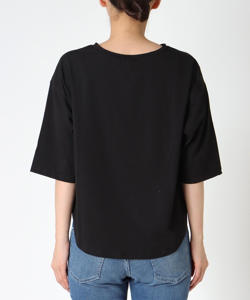 Cepica（セピカ）の「フリンジロゴT（Tシャツ/カットソー・レディース・ブラック・FREE）」の4枚目の写真