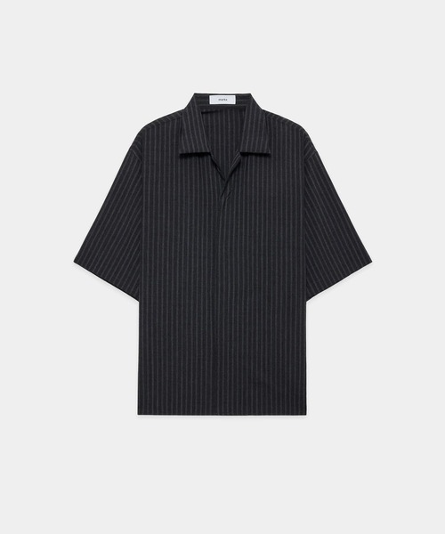 FLY FRONT OPEN COLLAR S/S SHIRT（シャツ/ブラウス）｜markaware