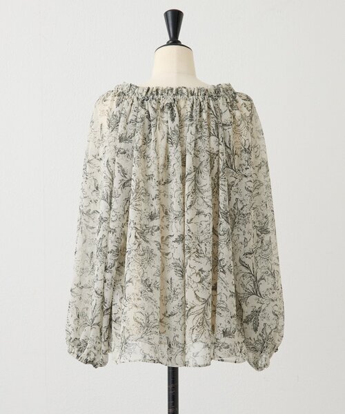 BEARDSLEY(ビアズリー)の「更紗柄ギャザーブラウス(シャツ/ブラウス・レディース・ベージュ・FREE)」の12枚目の写真