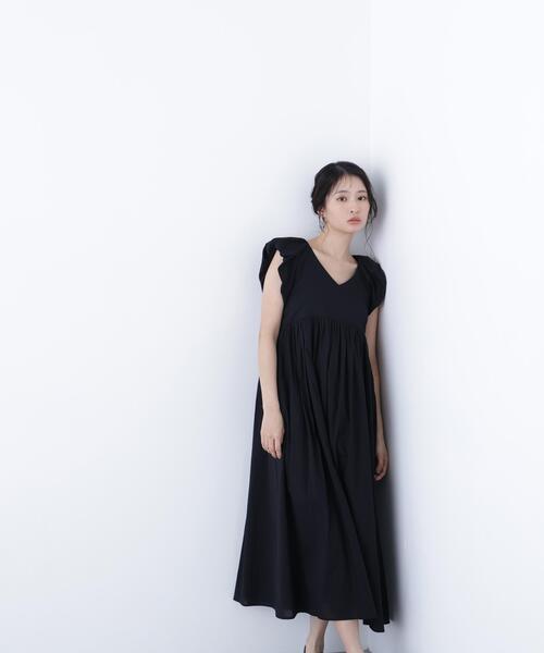 N.(N. Natural Beauty Basic)(エヌエヌナチュラルビューティーベーシック)の「コットンローンワンピース(ワンピース・レディース・ブラック/ブラウン/ブルー・MEDIUM/P/S)」の16枚目の写真