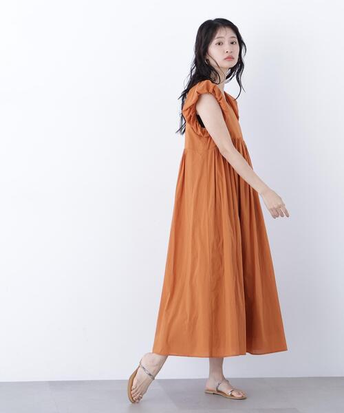 N.（N. Natural Beauty Basic）（エヌエヌナチュラルビューティーベーシック）の「コットンローンワンピース（ワンピース・レディース・ブラック/ブラウン/ブルー・MEDIUM/P/S）」の22枚目の写真