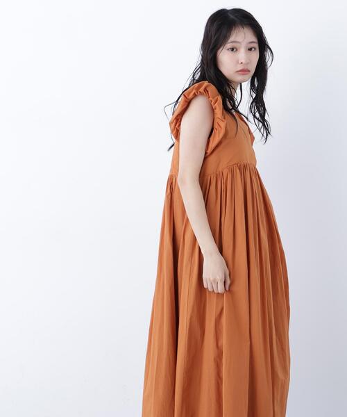 N.（N. Natural Beauty Basic）（エヌエヌナチュラルビューティーベーシック）の「コットンローンワンピース（ワンピース・レディース・ブラック/ブラウン/ブルー・MEDIUM/P/S）」の17枚目の写真