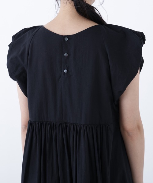 N.（N. Natural Beauty Basic）（エヌエヌナチュラルビューティーベーシック）の「コットンローンワンピース（ワンピース・レディース・ブラック/ブラウン/ブルー・MEDIUM/P/S）」の16枚目の写真