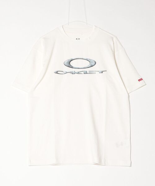 OAKLEY(オークリー)の「オークリー NEW RETRO TEE X-METAL 3.0(Tシャツ/カットソー・メンズ・オフホワイト/ブルーグレー/サンドグレー・LL/3L/L/M)」の13枚目の写真
