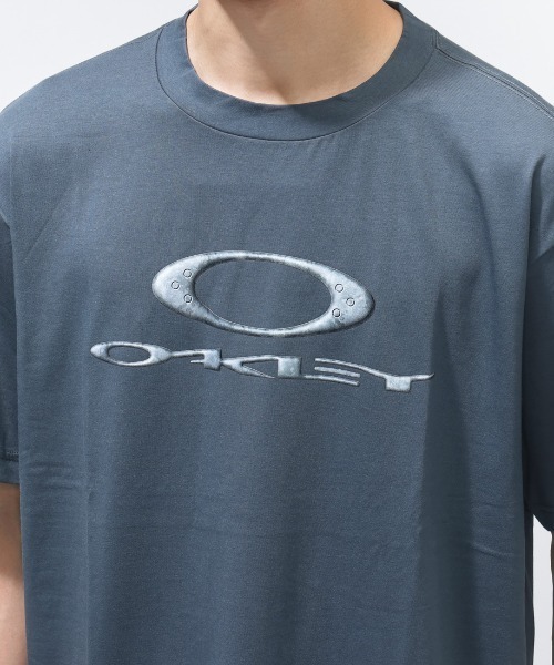 OAKLEY(オークリー)の「オークリー NEW RETRO TEE X-METAL 3.0(Tシャツ/カットソー・メンズ・オフホワイト/ブルーグレー/サンドグレー・LL/3L/L/M)」の9枚目の写真