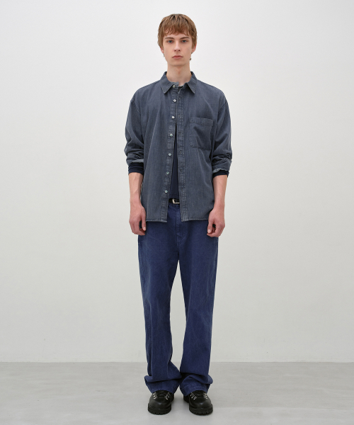 INSILENCE(インサイロンス)の「ヴィンテージウォッシュデニムシャツ VINTAGE INDIGO(シャツ/ブラウス・レディース・その他・SMALL/MEDIUM/LARGE)」の2枚目の写真