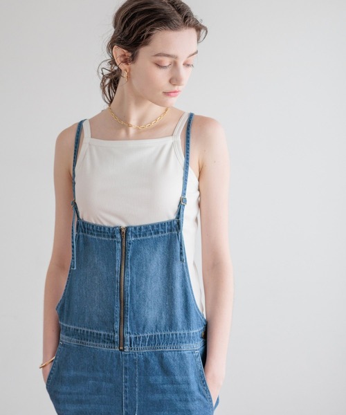 bijorie（ビジュリィ）の「【bijorie】[5つの機能付き]カップ付きリブスクエアキャミ／NEW BASIC（キャミソール・レディース・ホワイト/ブラウン/ブラック・MEDIUM/LARGE/LG）」の19枚目の写真