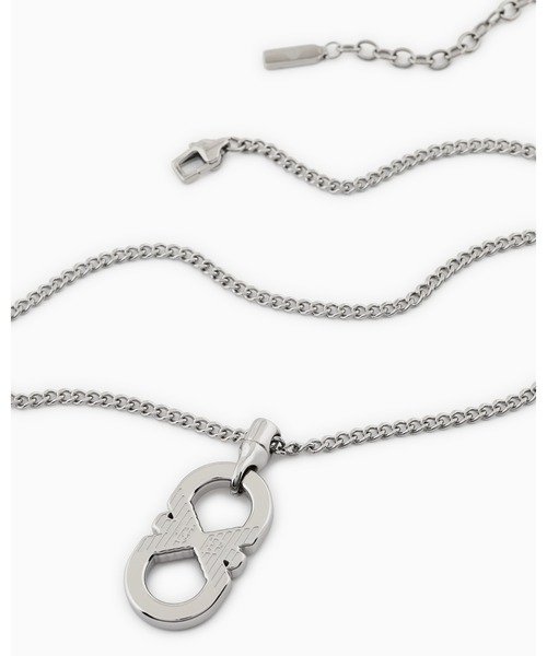 EMPORIO ARMANI（エンポリオアルマーニ）の「【エンポリオ アルマーニ】 ペンダントネックレス ステンレススチール（ネックレス・メンズ・その他1・FREE）」の2枚目の写真