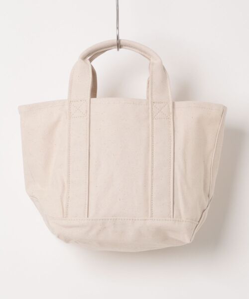 THRASHER（スラッシャー）の「LUNCH TOTE BAG/THRASHER スラッシャー コットンキャンバス GONZ刺繍 ミニトート ランチバッグ お弁当 ナチュラル サブバッグ 通学 通勤 ユニセックス（トートバッグ・メンズ・ホワイト×ブラック/ホワイト系その他・FREE）」の3枚目の写真