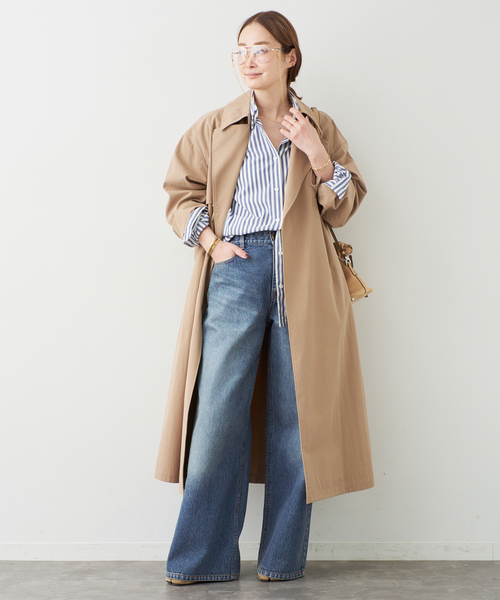 STRIPE ボタンダウン シャツ（シャツ/ブラウス）｜Deuxieme Classe