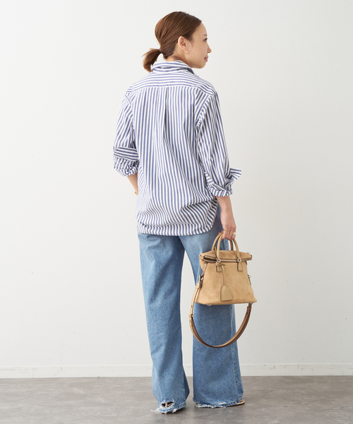 STRIPE ボタンダウン シャツ（シャツ/ブラウス）｜Deuxieme Classe