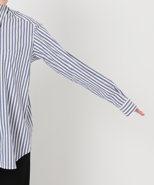 STRIPE ボタンダウン シャツ（シャツ/ブラウス）｜Deuxieme Classe