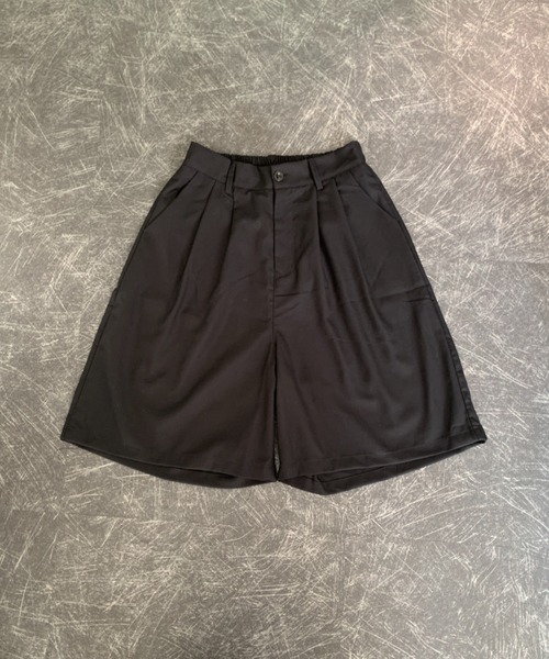 link lot（リンクロット）の「2タックハーフスラックス（スラックス・メンズ・ブラック/グレー・L/M）」の13枚目の写真