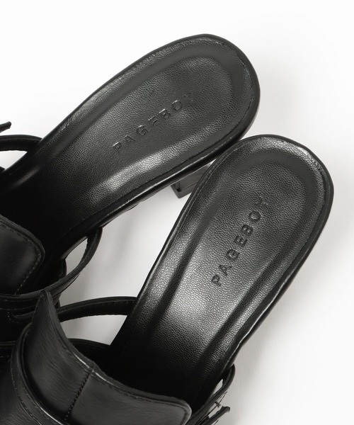 PAGEBOY（ページボーイ）の「ハトメミュールサンダル（サンダル・レディース・キャメル/ブロンズ/ブラック・MEDIUM/LARGE）」の11枚目の写真