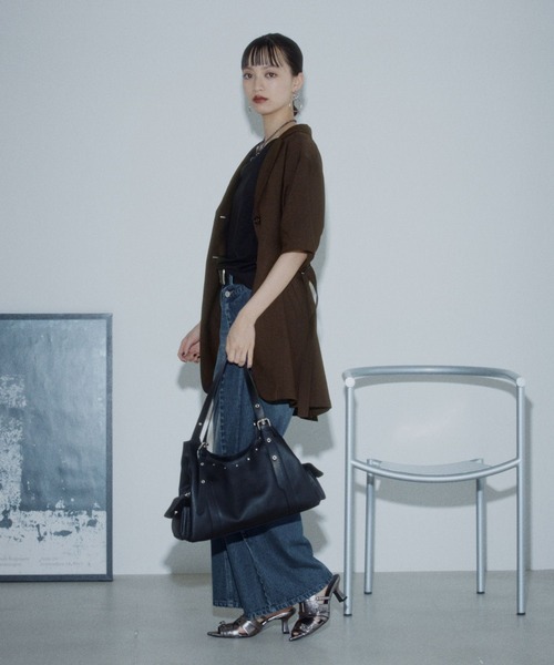 PAGEBOY（ページボーイ）の「ハトメミュールサンダル（サンダル・レディース・キャメル/ブロンズ/ブラック・MEDIUM/LARGE）」の11枚目の写真