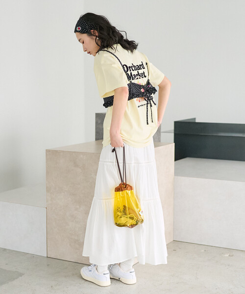 FREAK'S STORE（フリークスストア）の「FRUIT OF THE LOOM × FREAK'S STORE/フルーツオブザルーム 別注 天竺ビスチェ（キャミソール・レディース・ブラック/チャコール/レッド・ﾌﾘ-）」の16枚目の写真