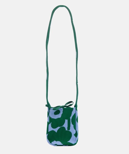 marimekko(マリメッコ)の「Unikko / Knitted Phone Pocket bag(ショルダーバッグ・レディース・モスグリーン・FREE)」の3枚目の写真
