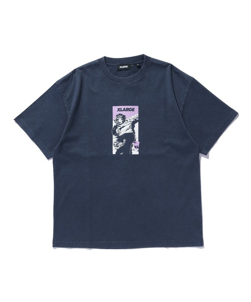 XLARGE(エクストララージ)の「SHORTY S/S TEE(Tシャツ/カットソー・メンズ・グリーン/ブラック/ネイビー・S/M/L/XL)」の7枚目の写真