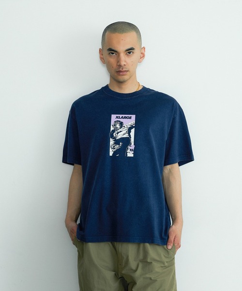 XLARGE(エクストララージ)の「SHORTY S/S TEE(Tシャツ/カットソー・メンズ・グリーン/ブラック/ネイビー・S/M/L/XL)」の11枚目の写真
