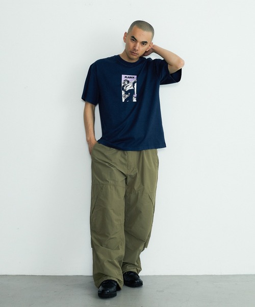 XLARGE(エクストララージ)の「SHORTY S/S TEE(Tシャツ/カットソー・メンズ・グリーン/ブラック/ネイビー・S/M/L/XL)」の10枚目の写真