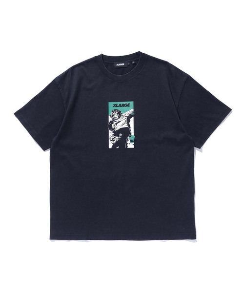 XLARGE(エクストララージ)の「SHORTY S/S TEE(Tシャツ/カットソー・メンズ・グリーン/ブラック/ネイビー・S/M/L/XL)」の9枚目の写真