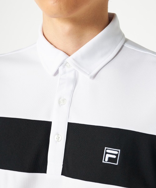 FILA GOLF(フィラゴルフ )の「半袖シャツ(シャツ/ブラウス・メンズ・ベージュ/ホワイト/ブラック・X-LARGE/XX-LARGE/LARGE/MEDIUM)」の7枚目の写真