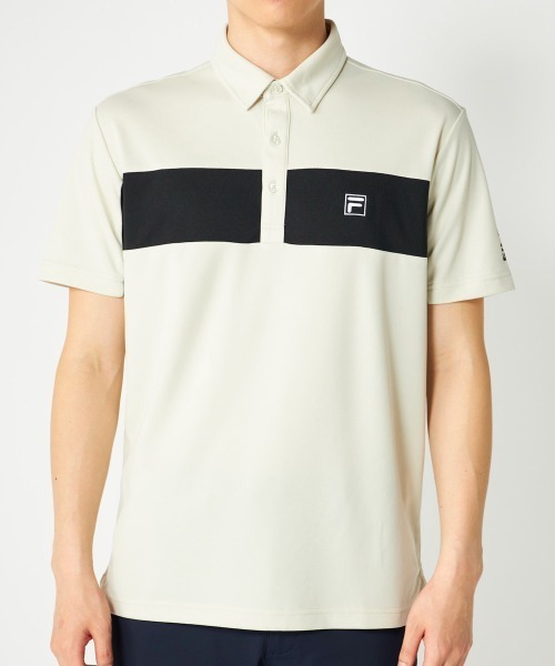 FILA GOLF(フィラゴルフ )の「半袖シャツ(シャツ/ブラウス・メンズ・ベージュ/ホワイト/ブラック・X-LARGE/XX-LARGE/LARGE/MEDIUM)」の9枚目の写真