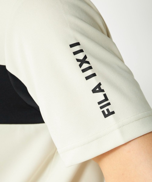FILA GOLF(フィラゴルフ )の「半袖シャツ(シャツ/ブラウス・メンズ・ベージュ/ホワイト/ブラック・X-LARGE/XX-LARGE/LARGE/MEDIUM)」の13枚目の写真