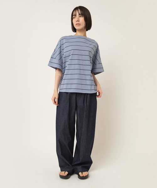 RNA-N（アールエヌエーエヌ）の「R4451 ライトデニムワイドスラックス（デニムパンツ・レディース・ワンウォッシュ・SMALL/MEDIUM）」の9枚目の写真