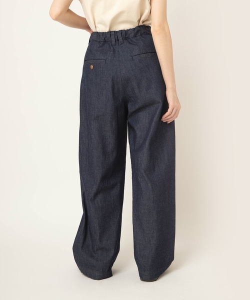 RNA-N（アールエヌエーエヌ）の「R4451 ライトデニムワイドスラックス（デニムパンツ・レディース・ワンウォッシュ・SMALL/MEDIUM）」の4枚目の写真
