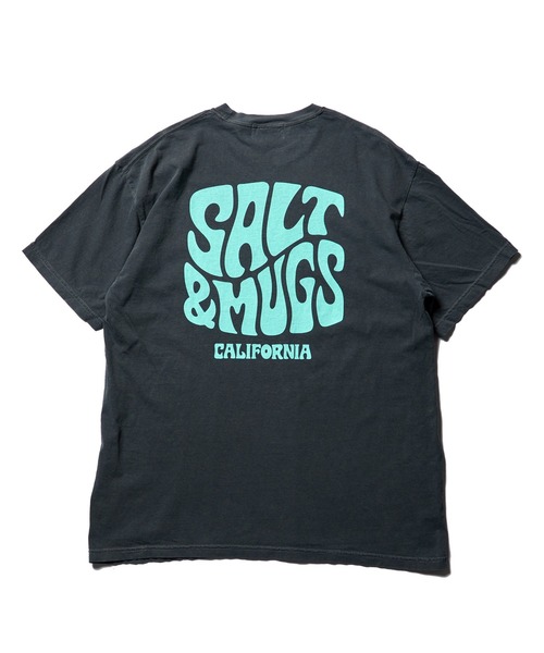 SALT&MUGS(ソルトアンドマグス)の「Psyche Logo(Tシャツ/カットソー・メンズ・ホワイト/グリーン/ピンク/ブラック・SMALL/MEDIUM/LARGE/X-LARGE)」の6枚目の写真