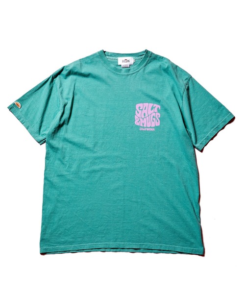 SALT&MUGS(ソルトアンドマグス)の「Psyche Logo(Tシャツ/カットソー・メンズ・ホワイト/グリーン/ピンク/ブラック・SMALL/MEDIUM/LARGE/X-LARGE)」の7枚目の写真