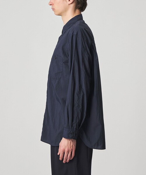 Steven Alan（スティーブンアラン）の「＜Steven Alan エアリーナイロン レギュラーカラー シャツ LOOSE（シャツ/ブラウス・メンズ・ネイビー/ライトグレー・L/M/S/XL）」の19枚目の写真