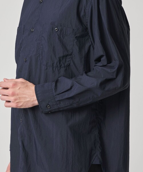 Steven Alan（スティーブンアラン）の「＜Steven Alan エアリーナイロン レギュラーカラー シャツ LOOSE（シャツ/ブラウス・メンズ・ネイビー/ライトグレー・L/M/S/XL）」の22枚目の写真
