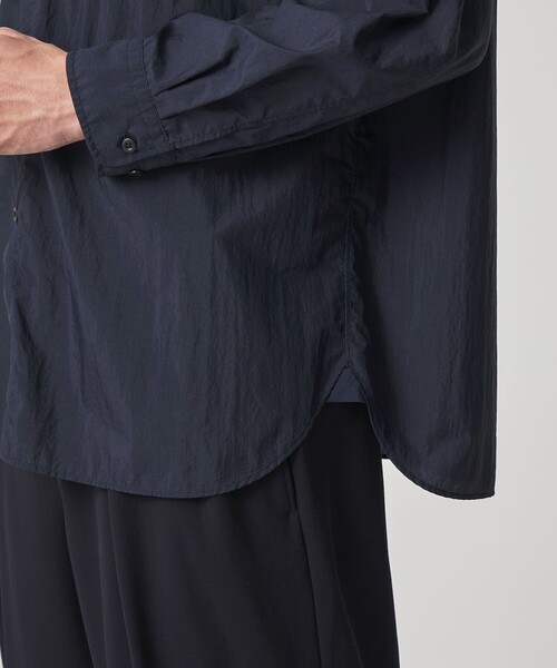 Steven Alan(スティーブンアラン)の「<Steven Alan エアリーナイロン レギュラーカラー シャツ LOOSE(シャツ/ブラウス・メンズ・ネイビー/ライトグレー・L/M/S/XL)」の19枚目の写真