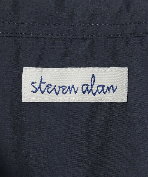 Steven Alan(スティーブンアラン)の「<Steven Alan エアリーナイロン レギュラーカラー シャツ LOOSE(シャツ/ブラウス・メンズ・ネイビー/ライトグレー・L/M/S/XL)」の12枚目の写真