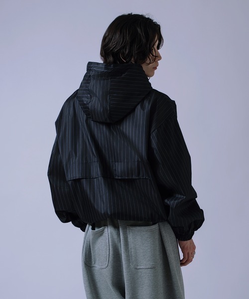 improves（インプローブス）の「総柄 フードブルゾン（ナイロンジャケット・メンズ・カーキ/ブラック/ダークブラウン・LARGE/MEDIUM/SMALL）」の6枚目の写真