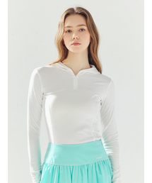 シースルーフードTシャツ WHITE