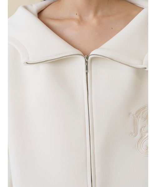 SNIDEL(スナイデル)の「ボリュームパーカーワンピース(ワンピース・レディース・ピンク/ダークグレー/アイボリー・F)」の10枚目の写真